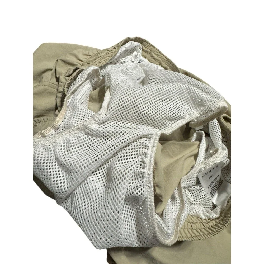 Columbia Men's XL Pull On Convertible Pants Shorts Khaki Tan Beige Pockets 32”